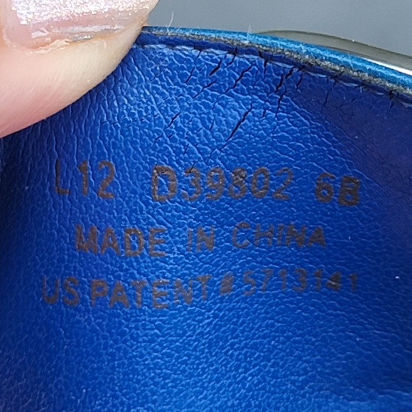 Cole Haan vintage Nike Air Sandals Wmns 6 Blue - Picture 8 of 10